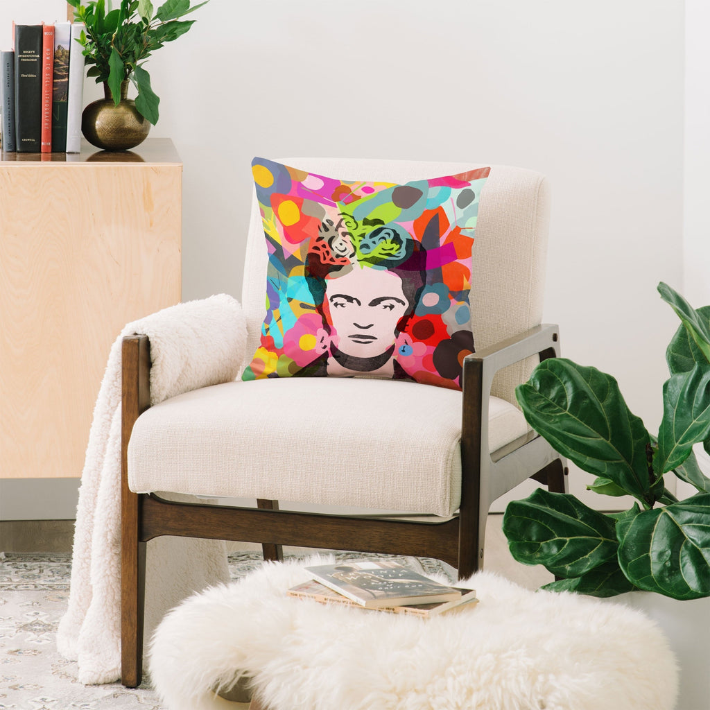 Garima Dhawan frida 1d Throw Pillow