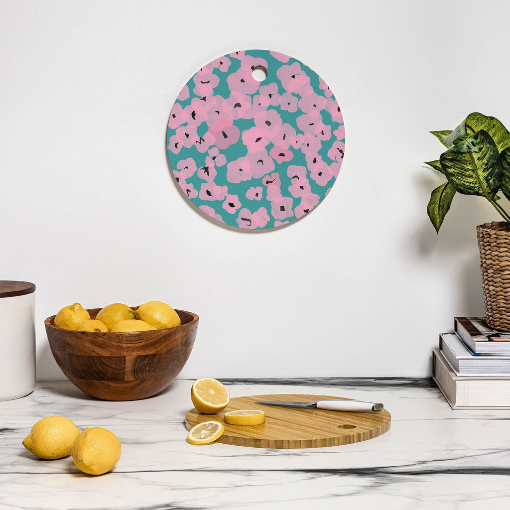 Garima Dhawan hydrangea 14 Cutting Board Round