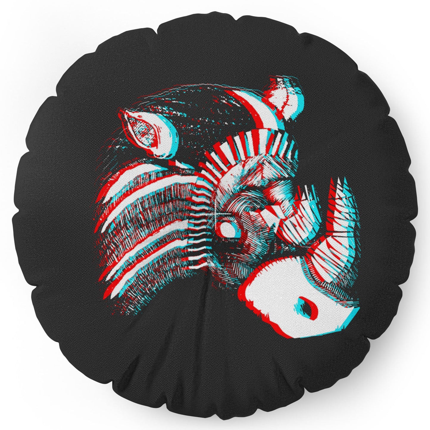 Adam Priester Spirit Rhino Floor Pillow Round