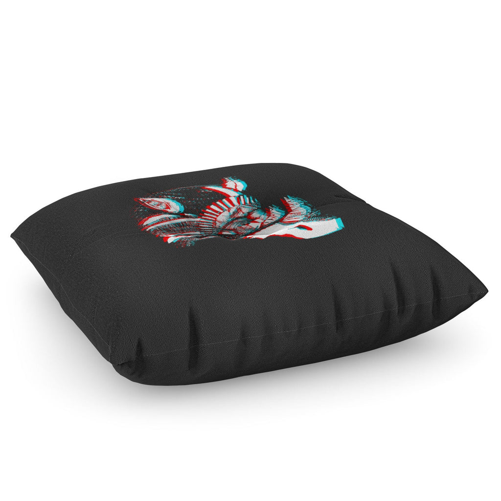 Adam Priester Spirit Rhino Floor Pillow Square