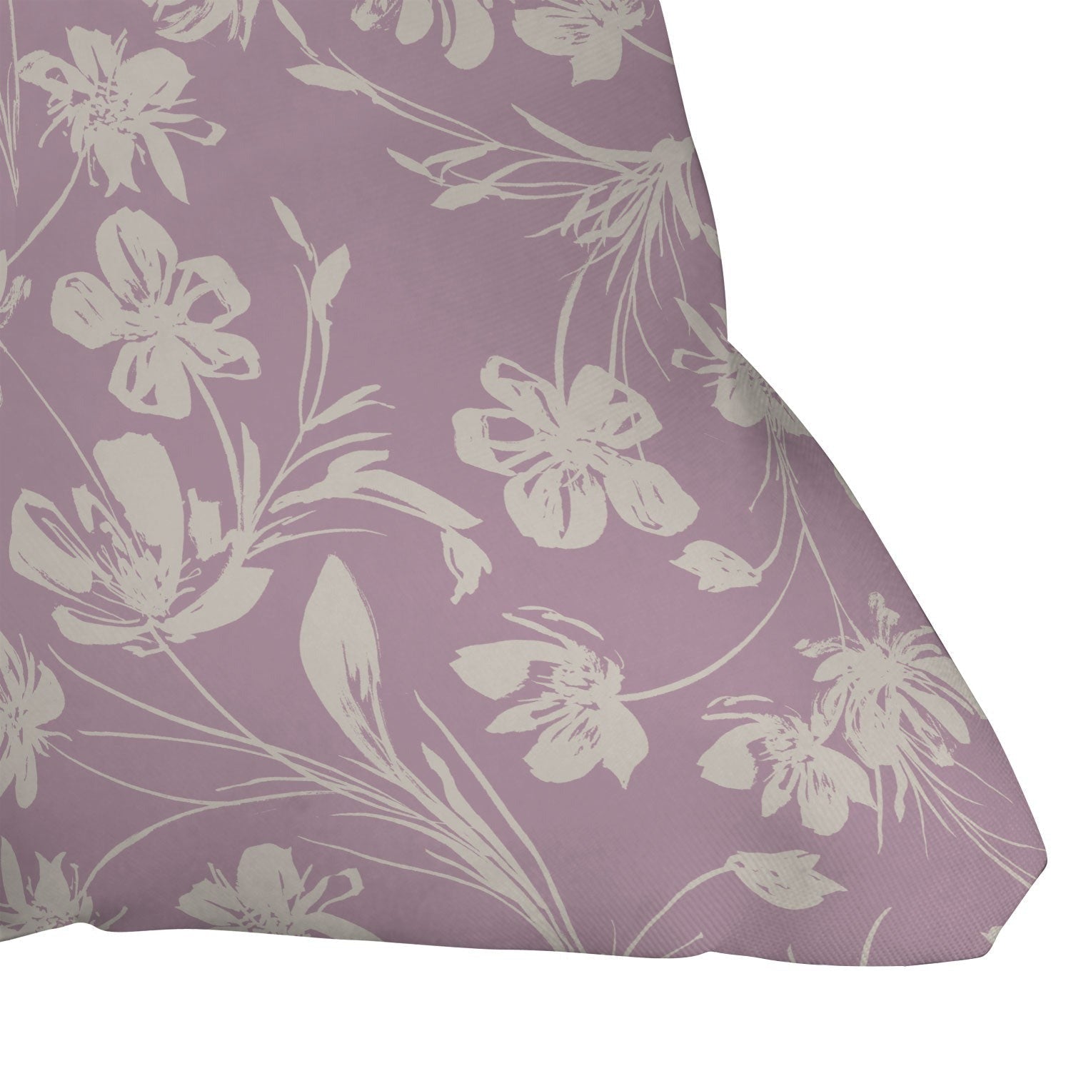 Gabriela Fuente Martine Lilac Outdoor Throw Pillow