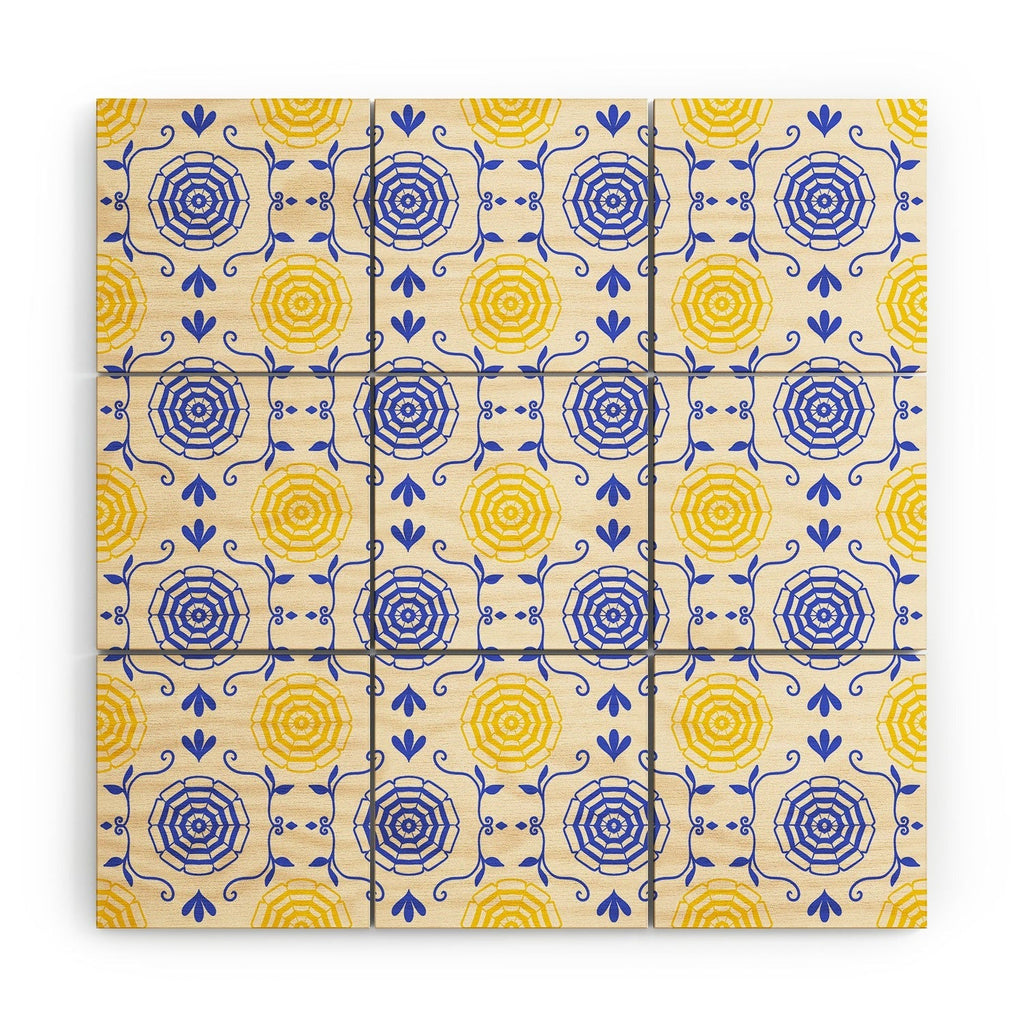 Design by Spark Dolce Vita Parasols Wood Wall Mural