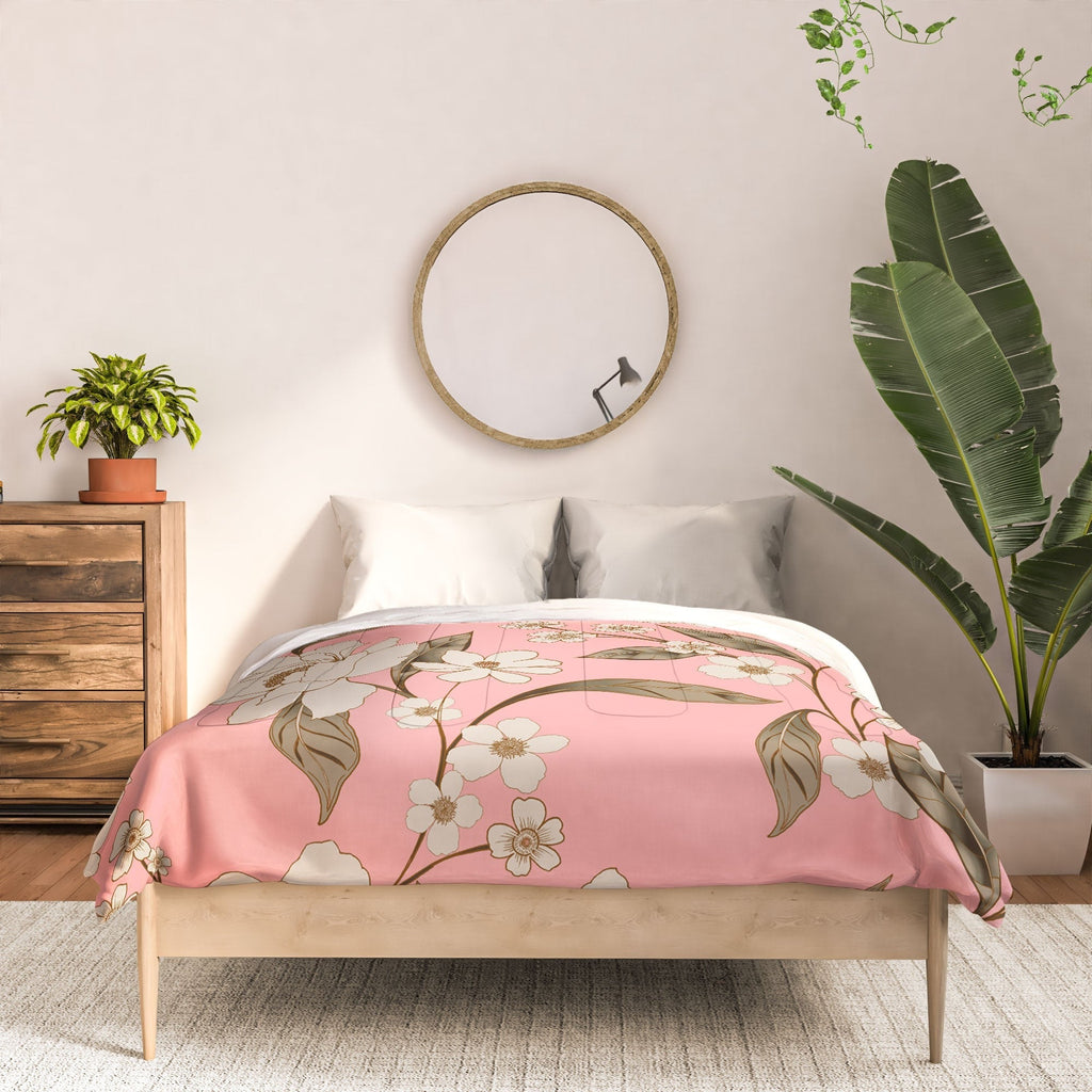 Gabriela Fuente Roberta in Pink Comforter