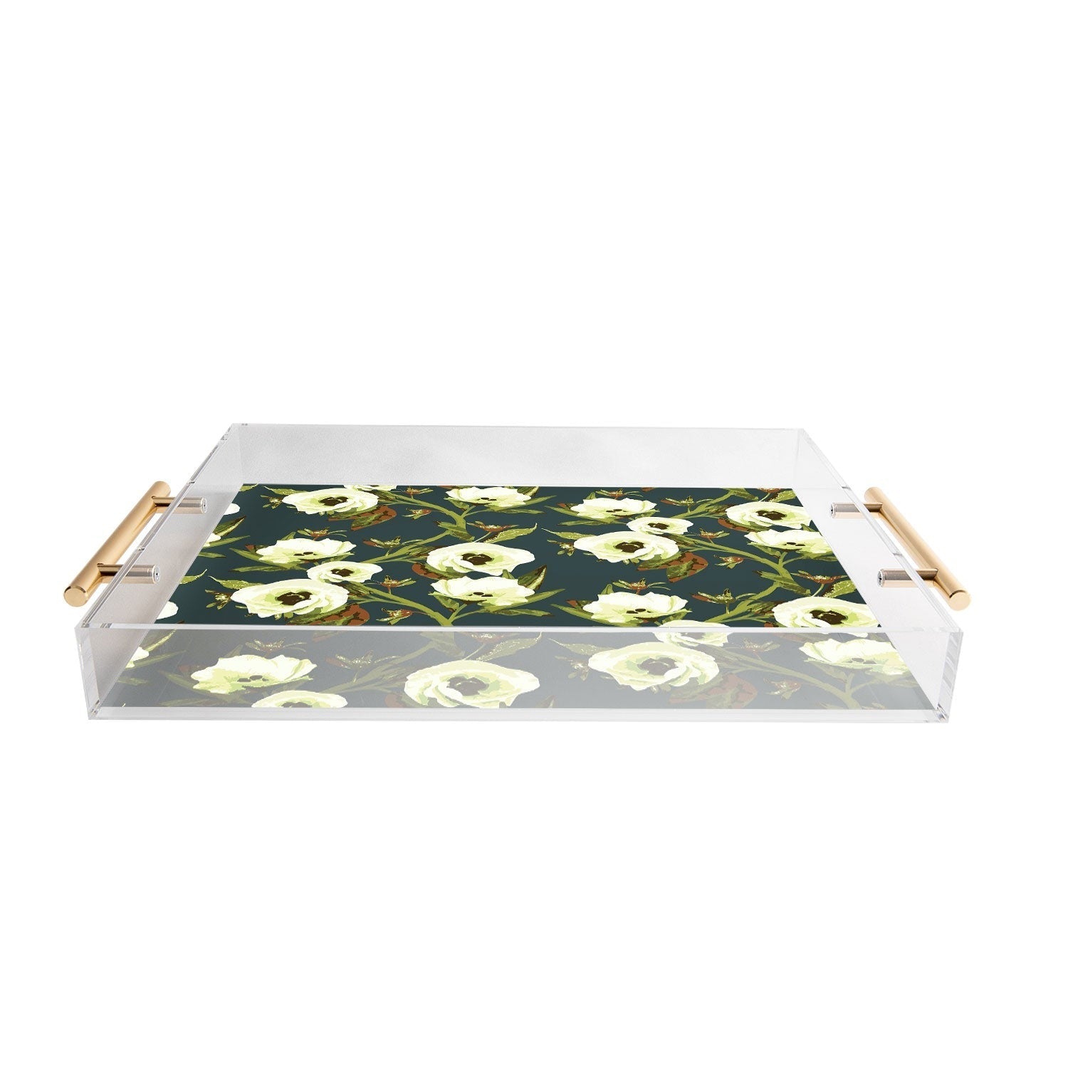 ThirtyOne Illustrations Circa in Olive Acrylic Tray