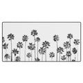 Gal Design Black And White Palms Desk Mat