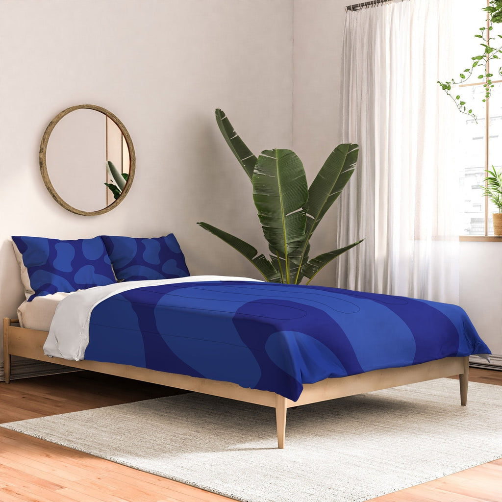 Camilla Foss Blue Pebble Comforter
