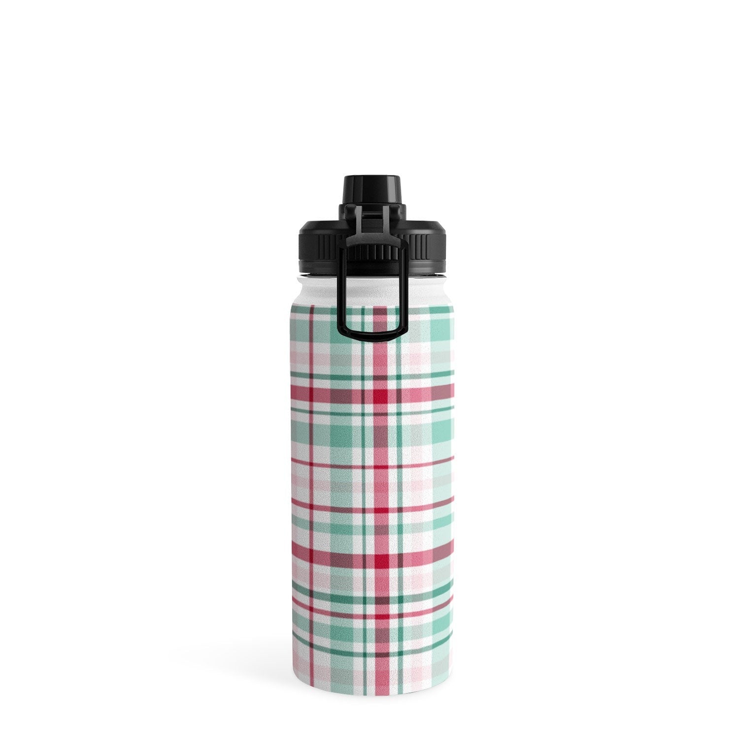 Lisa Argyropoulos Merry Vintage Plaid Water Bottle
