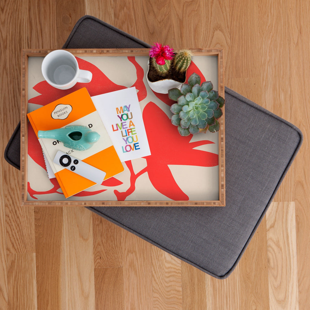 Garima Dhawan magnolia 12 Rectangular Tray
