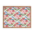 Design by Spark Wild Bloom Flowers Rectangular Tray