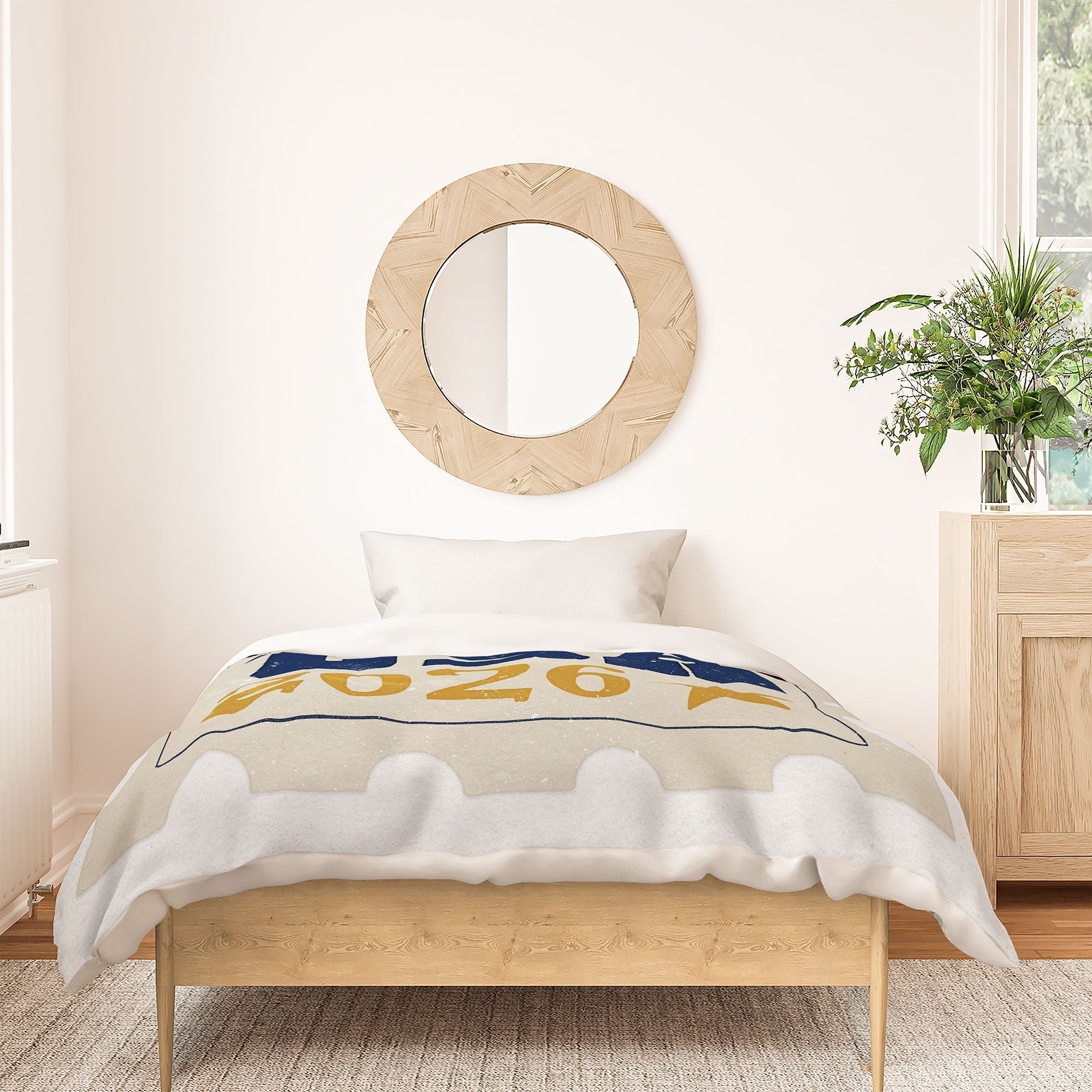 DENY Designs USA Stamp Duvet Cover