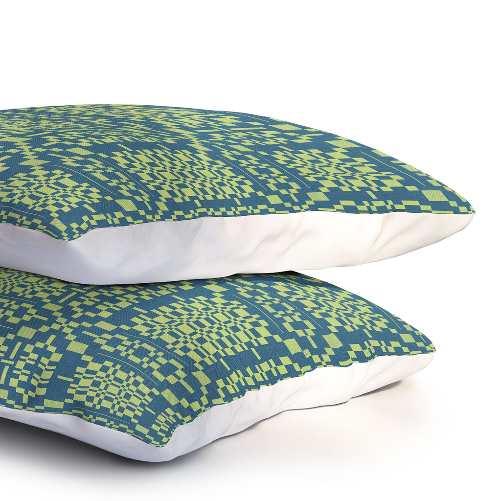 Marta Barragan Camarasa Nostalgic Grid Design Pillow Shams