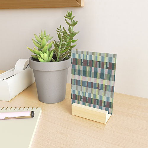Marta Barragan Camarasa Dynamic Linear Blocks Mini Art Print