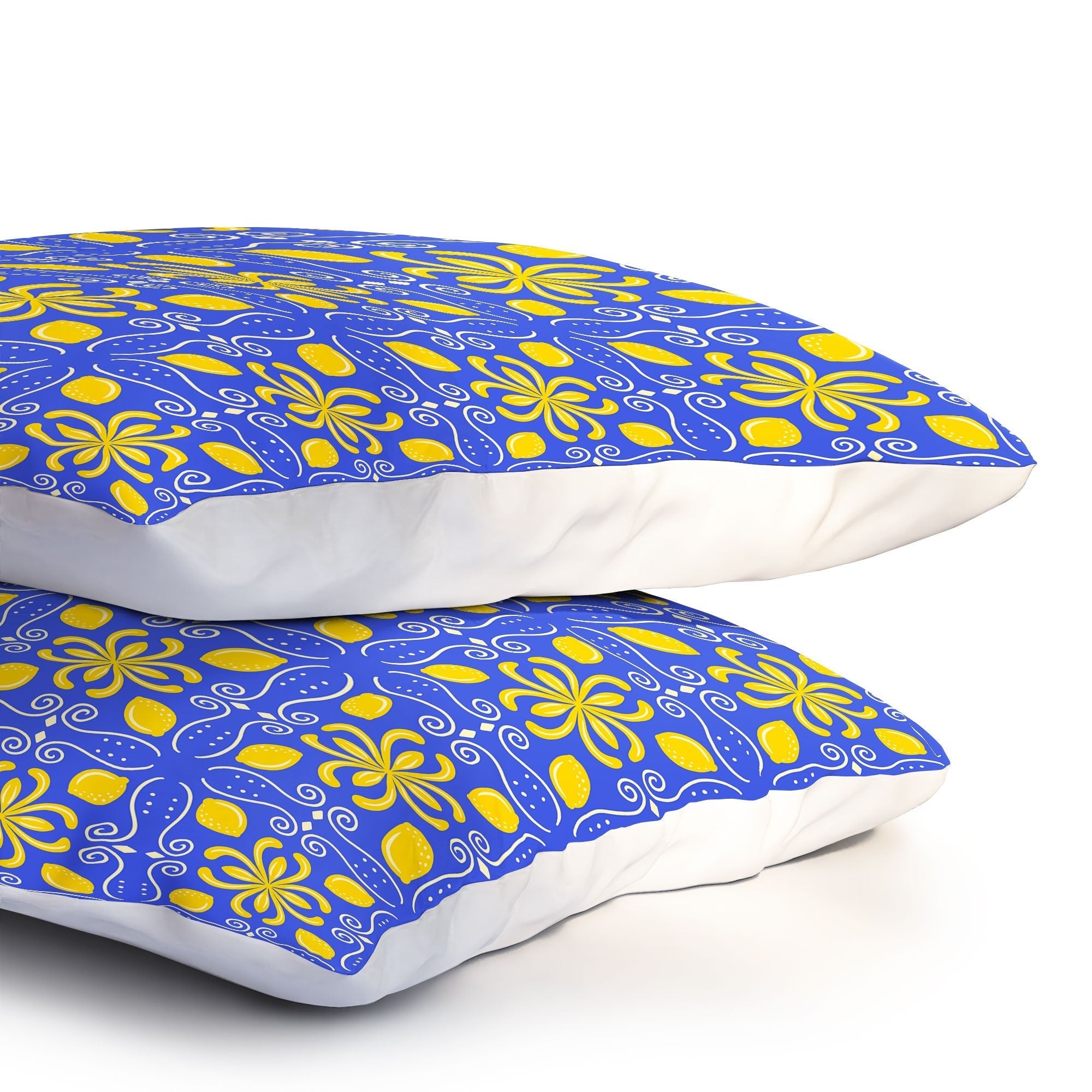 Design by Spark Dolce Vita Lemon Tile Pillow Shams