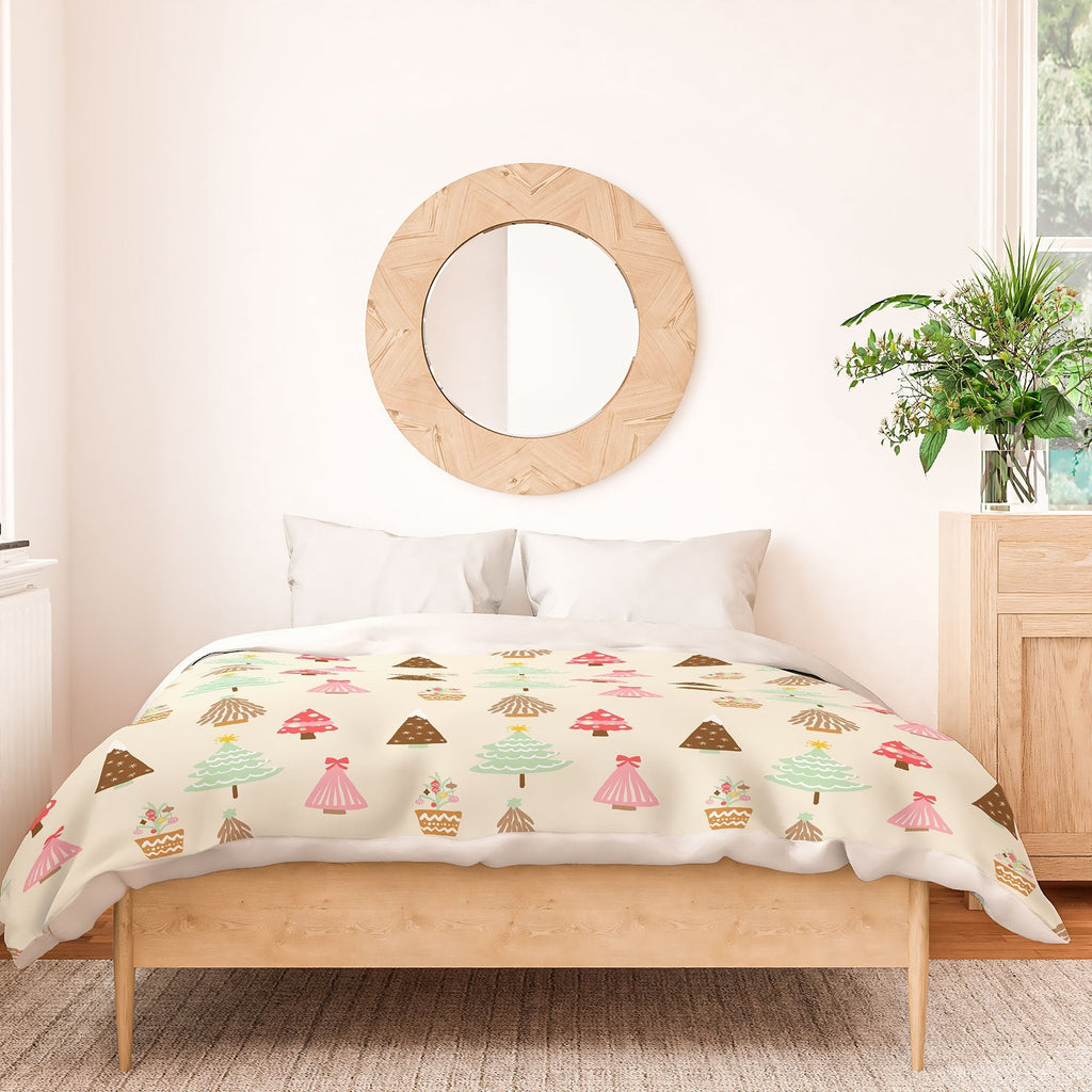 Design by Spark Christmas Tree Delight Duvet Cover