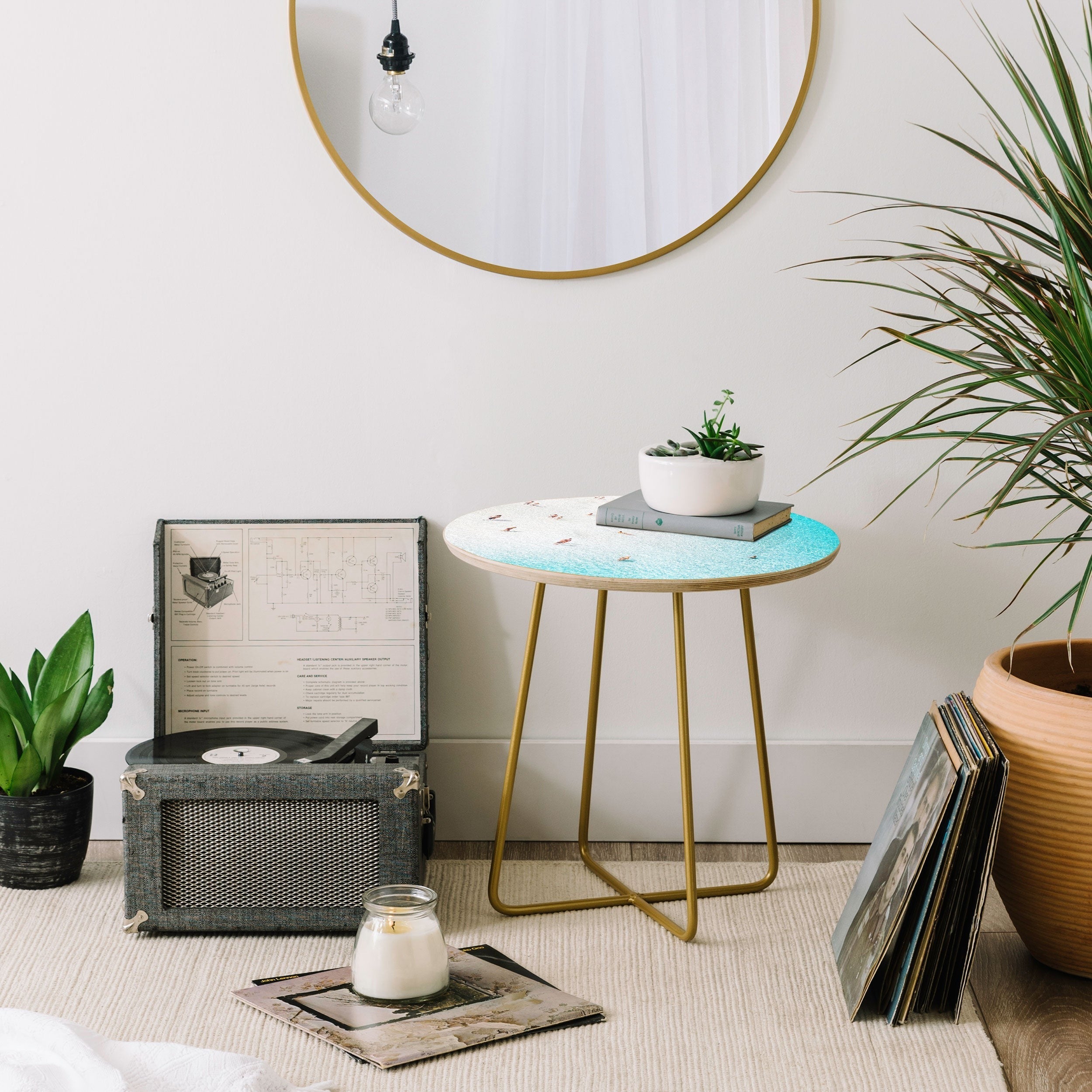 Gal Design Beach Daydream Round Side Table