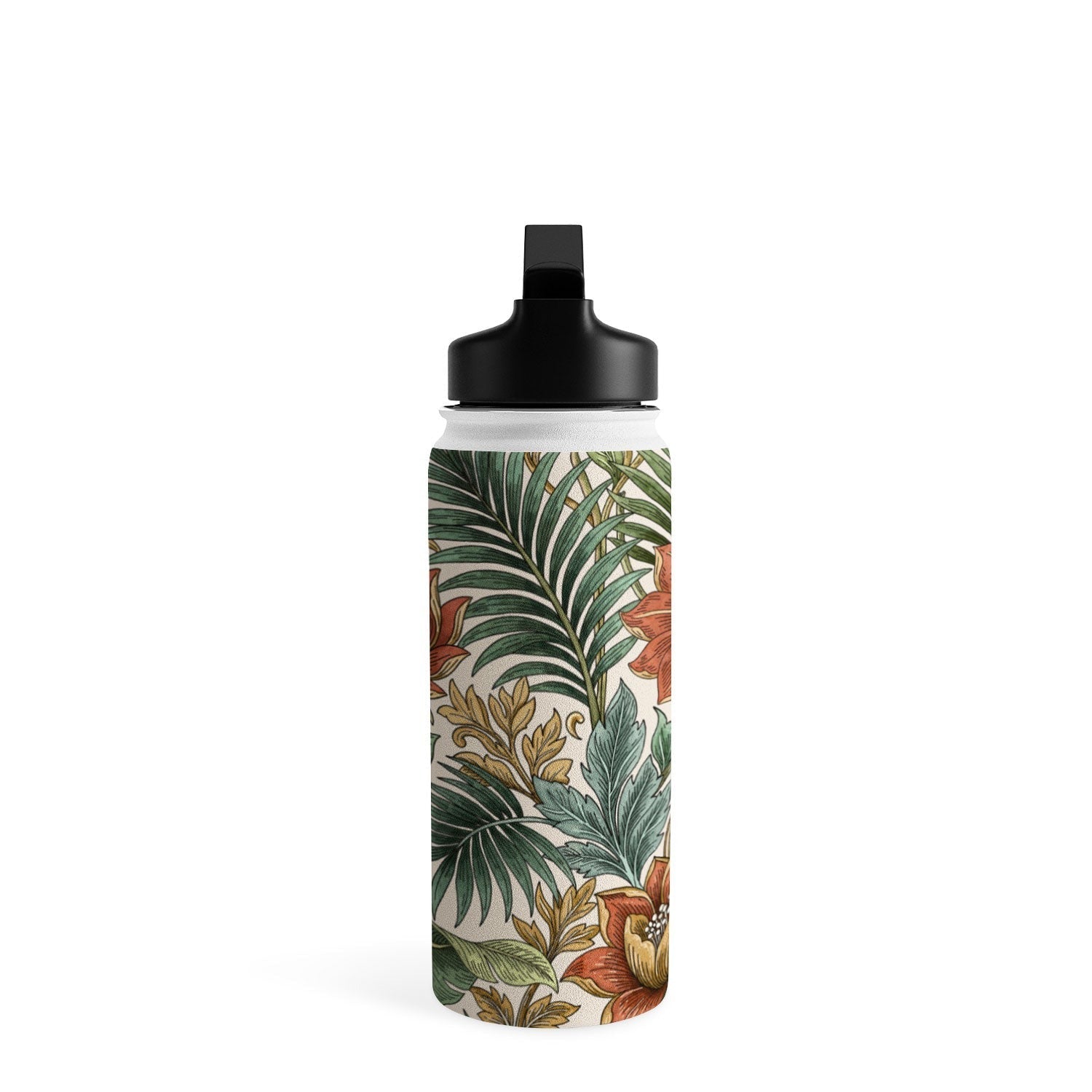 Marta Barragan Camarasa Retro Jungle Garden Water Bottle