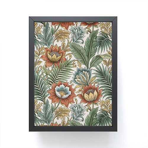 Marta Barragan Camarasa Retro Jungle Garden Framed Mini Art Print