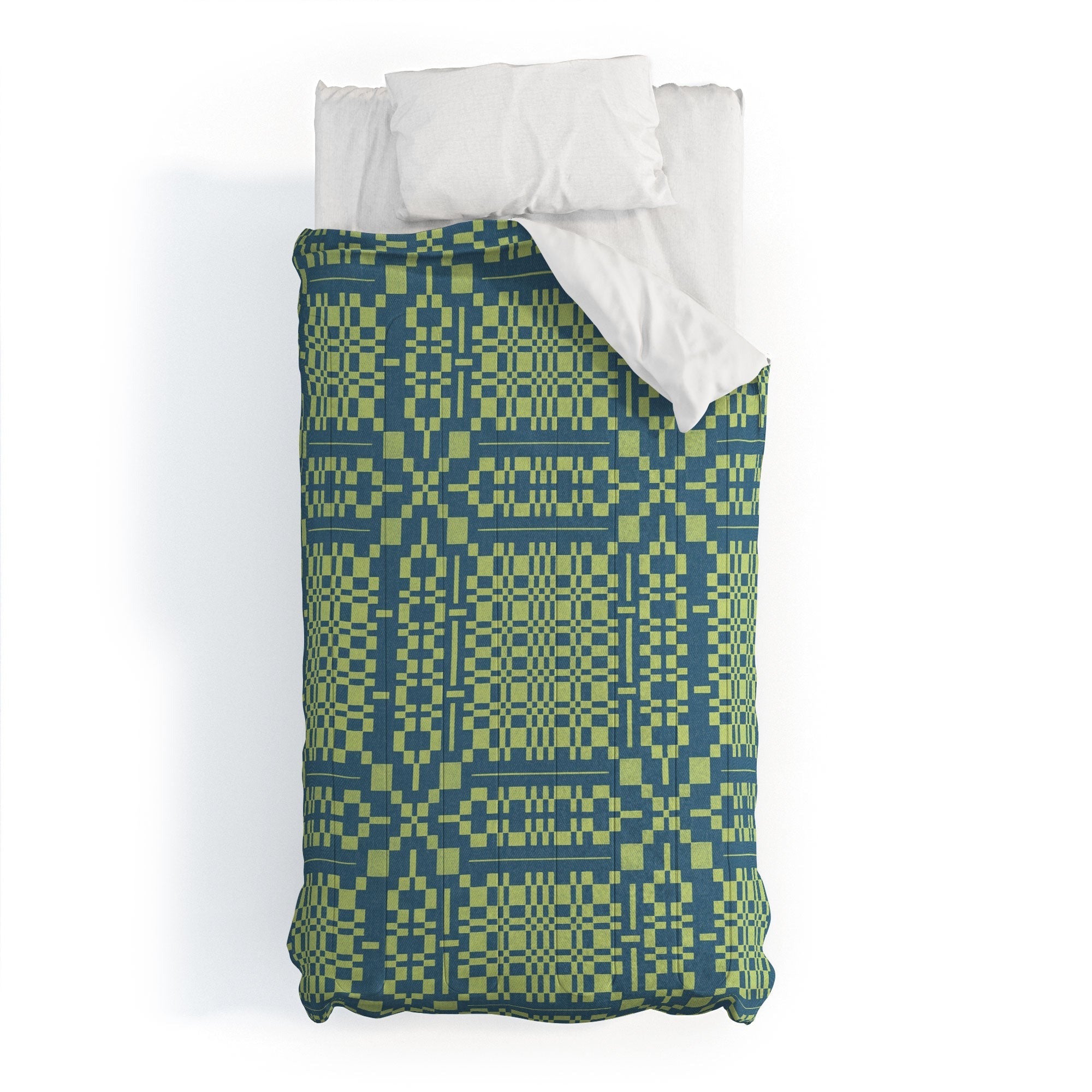 Marta Barragan Camarasa Nostalgic Grid Design Comforter