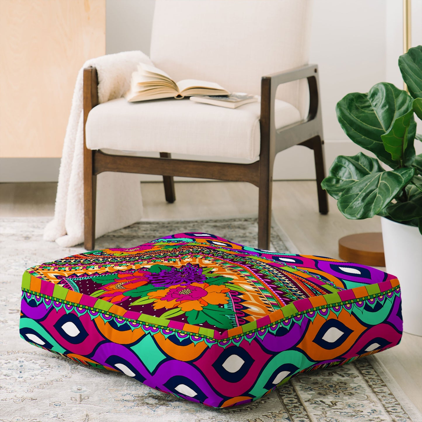Aimee St Hill Ayanna Floor Pillow Square