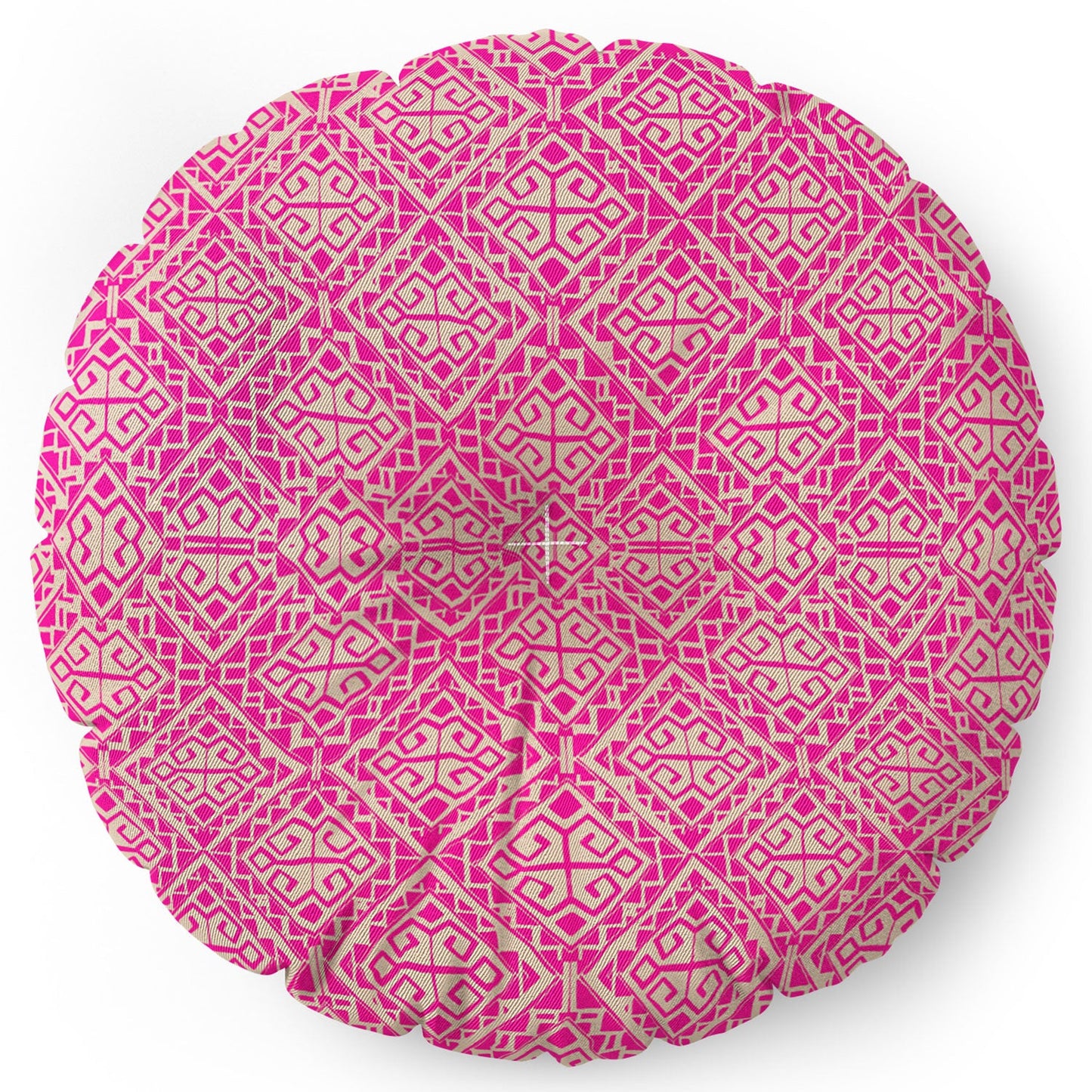 Aimee St Hill Eva All Over Pink Floor Pillow Round