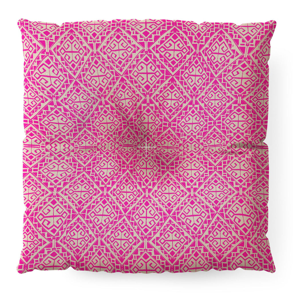 Aimee St Hill Eva All Over Pink Floor Pillow Square
