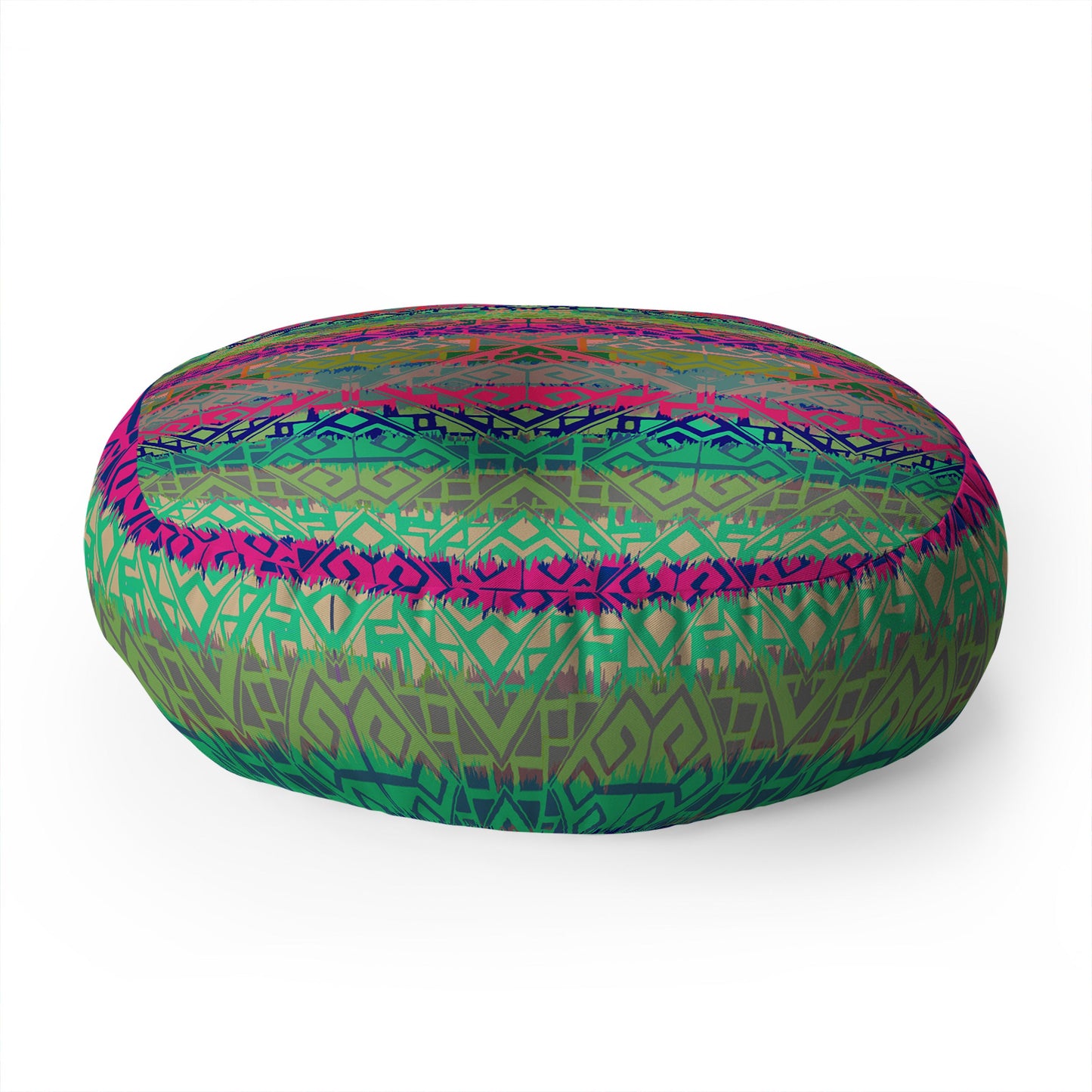 Aimee St Hill Eva Diamond Floor Pillow Round