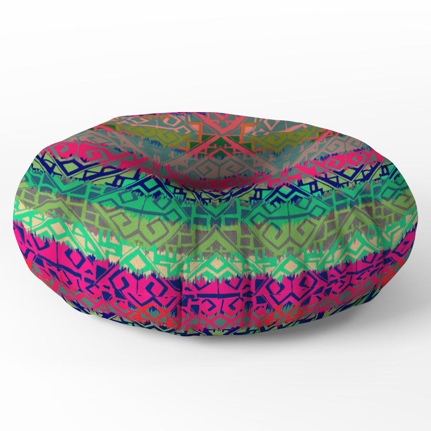 Aimee St Hill Eva Diamond Floor Pillow Round