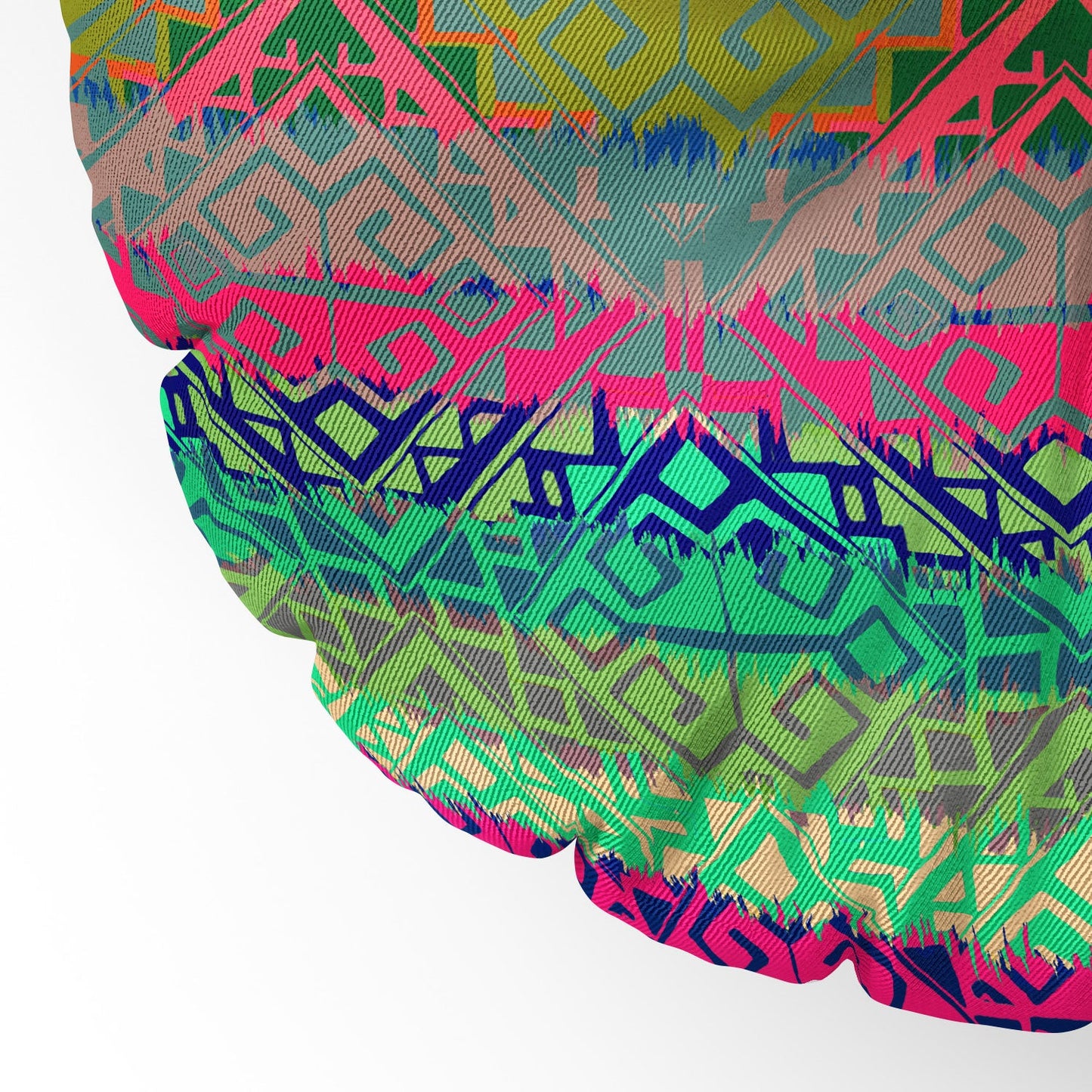 Aimee St Hill Eva Diamond Floor Pillow Round
