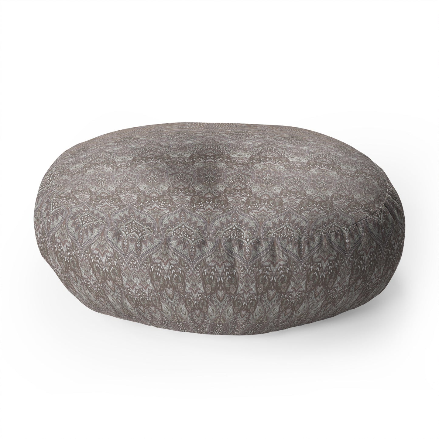 Aimee St Hill Farah Blooms Neutral Floor Pillow Round