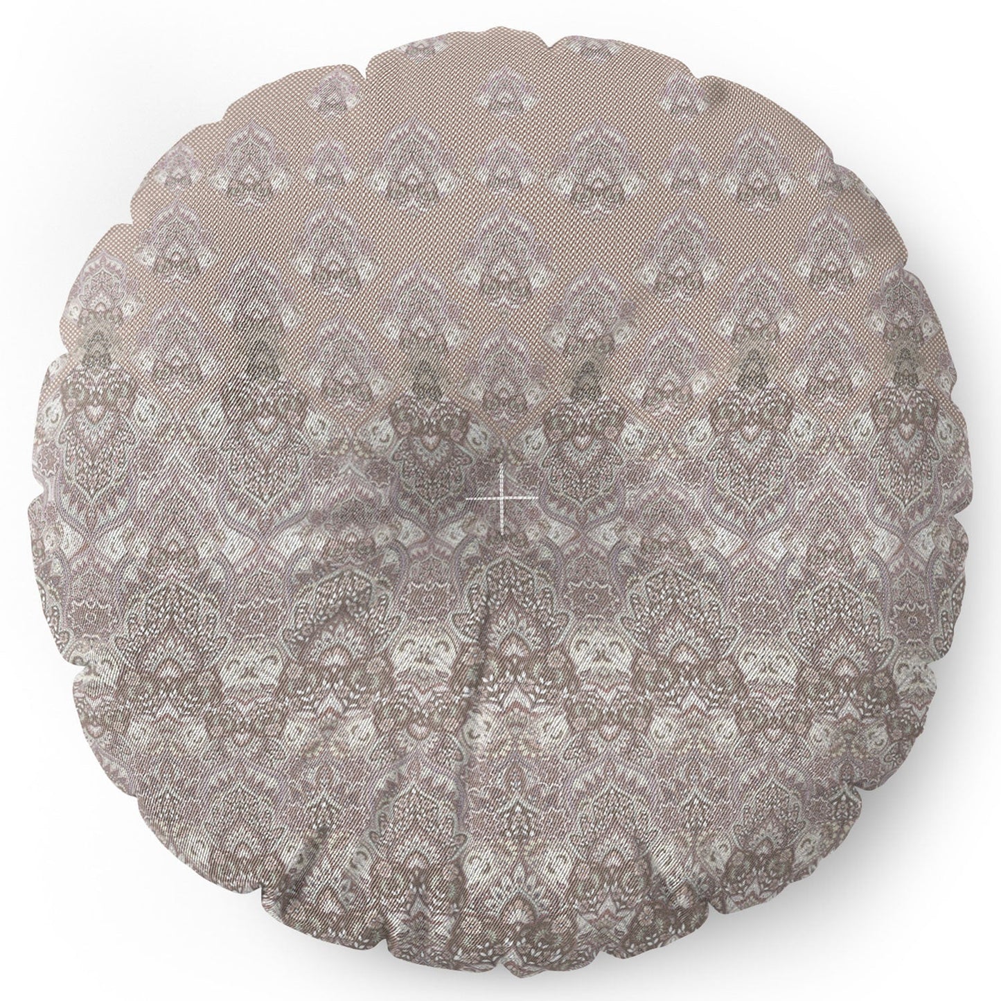 Aimee St Hill Farah Blooms Neutral Floor Pillow Round