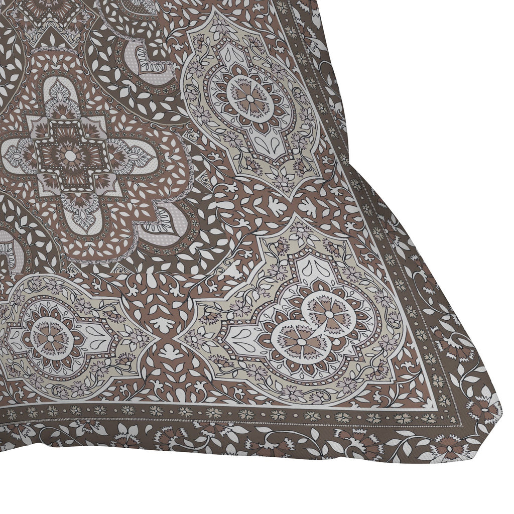 Aimee St Hill Farah Border Neutral Throw Pillow