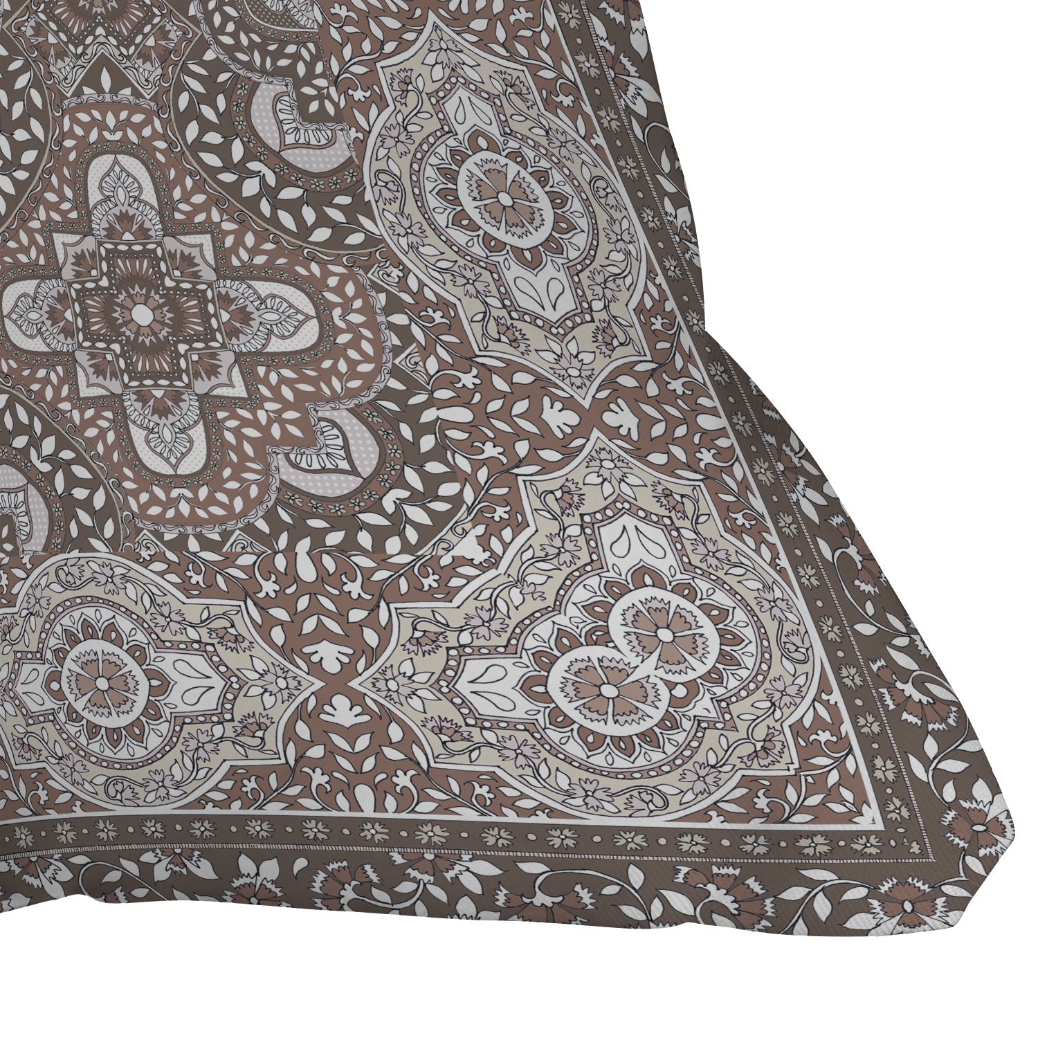 Aimee St Hill Farah Border Neutral Throw Pillow