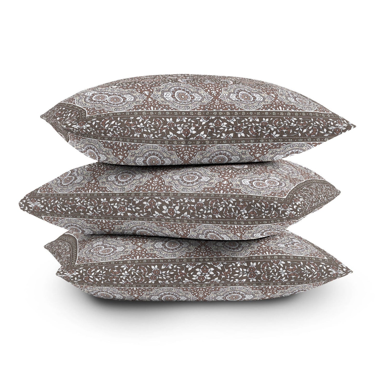 Aimee St Hill Farah Border Neutral Throw Pillow