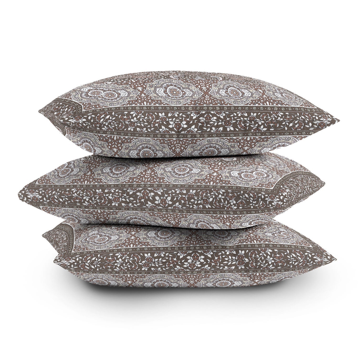 Aimee St Hill Farah Border Neutral Throw Pillow