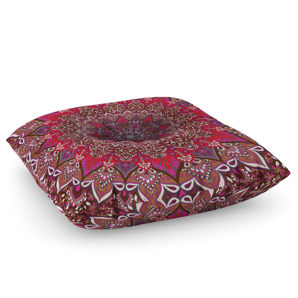 Aimee St Hill Farah Red Floor Pillow Square