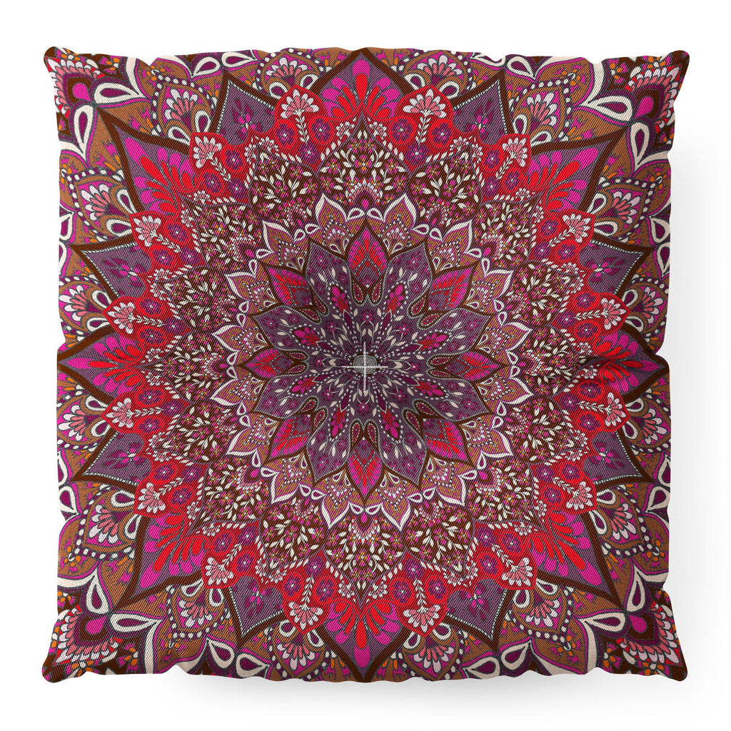 Aimee St Hill Farah Red Floor Pillow Square