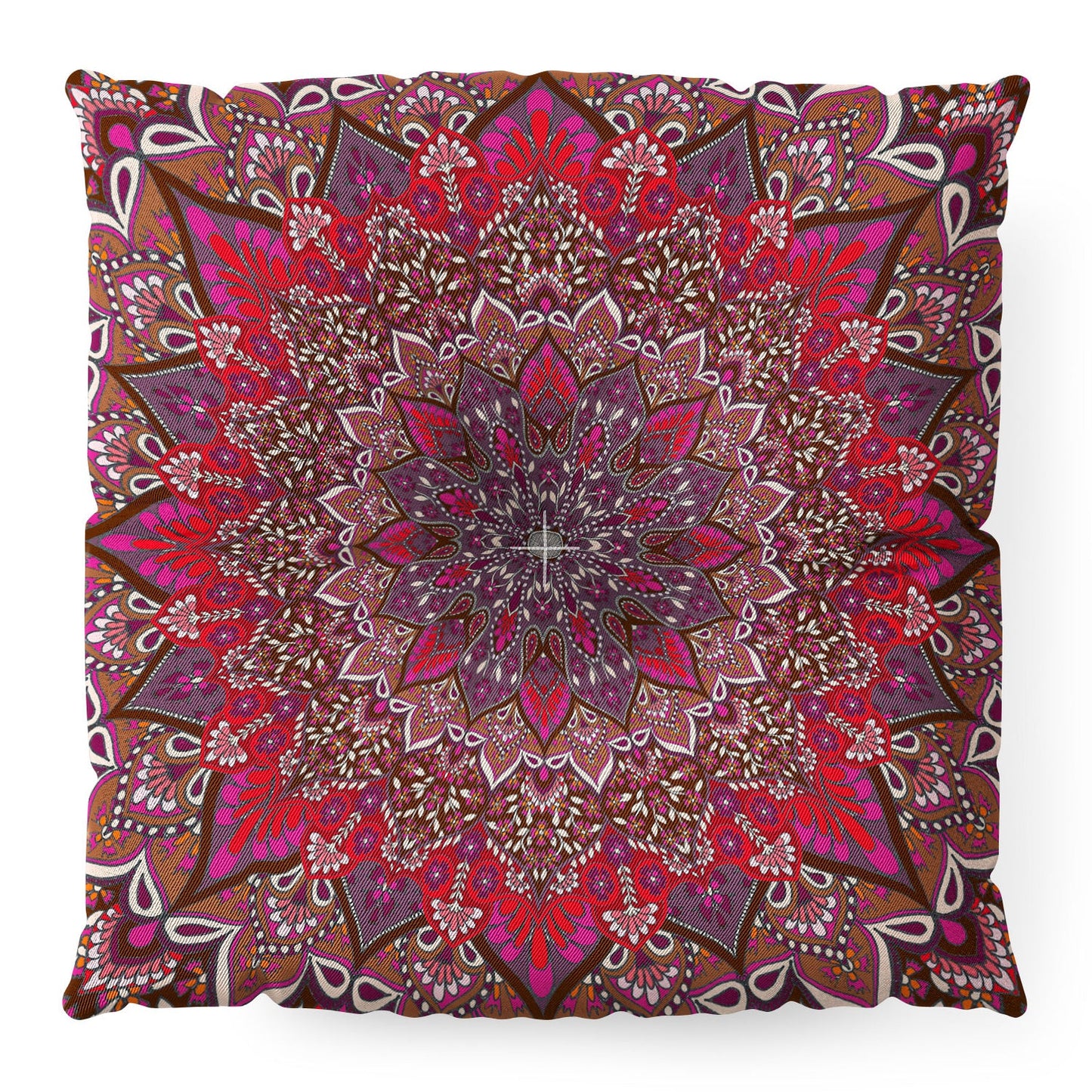 Aimee St Hill Farah Red Floor Pillow Square