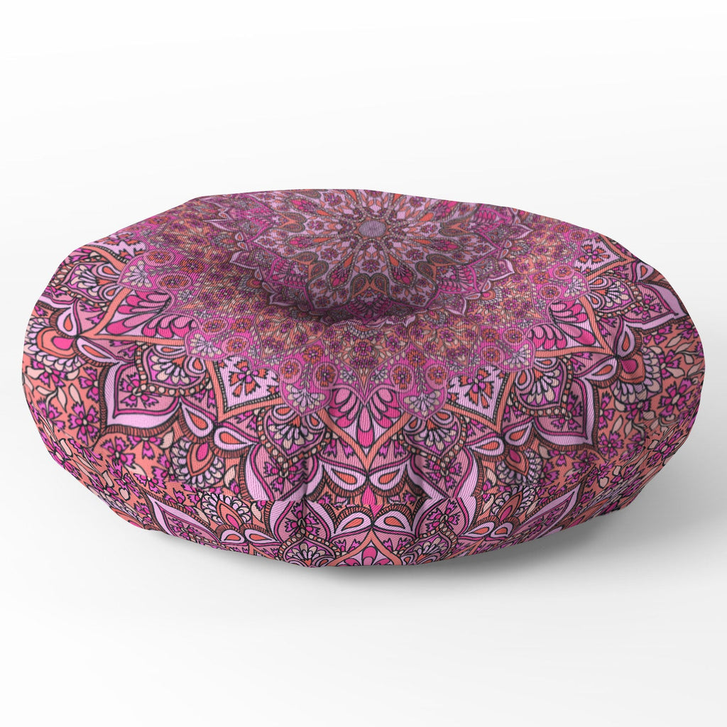 Aimee St Hill Farah Soft Blush Floor Pillow Round