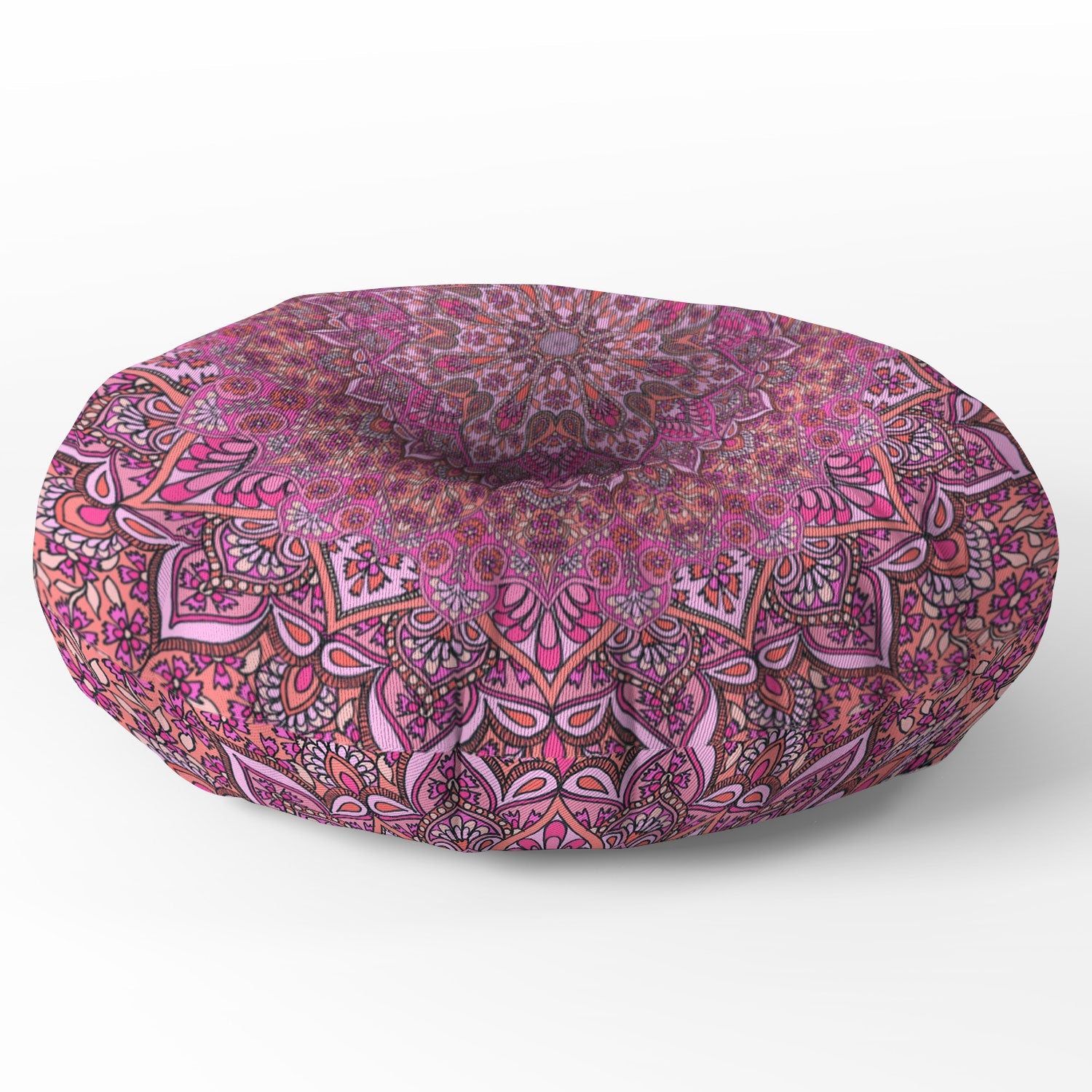 Aimee St Hill Farah Soft Blush Floor Pillow Round