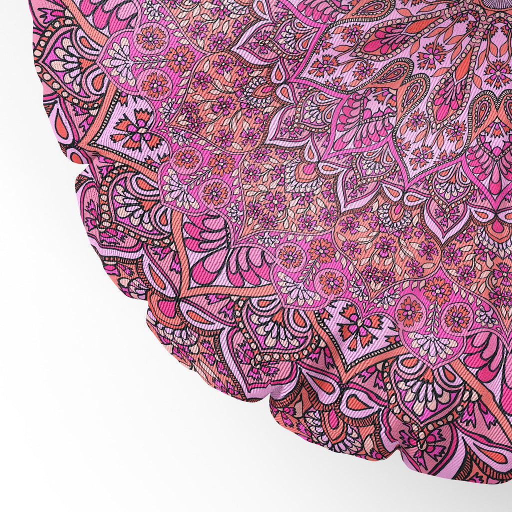 Aimee St Hill Farah Soft Blush Floor Pillow Round