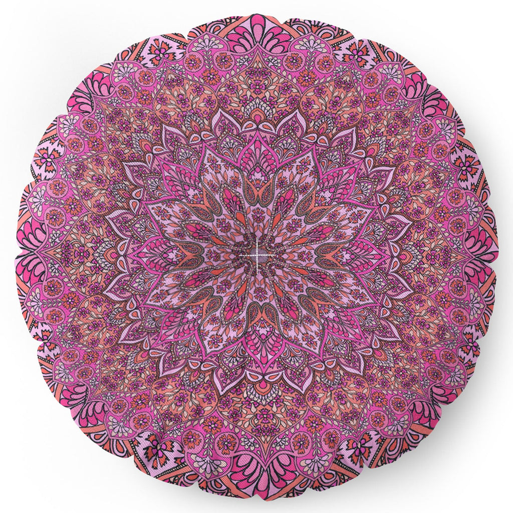 Aimee St Hill Farah Soft Blush Floor Pillow Round