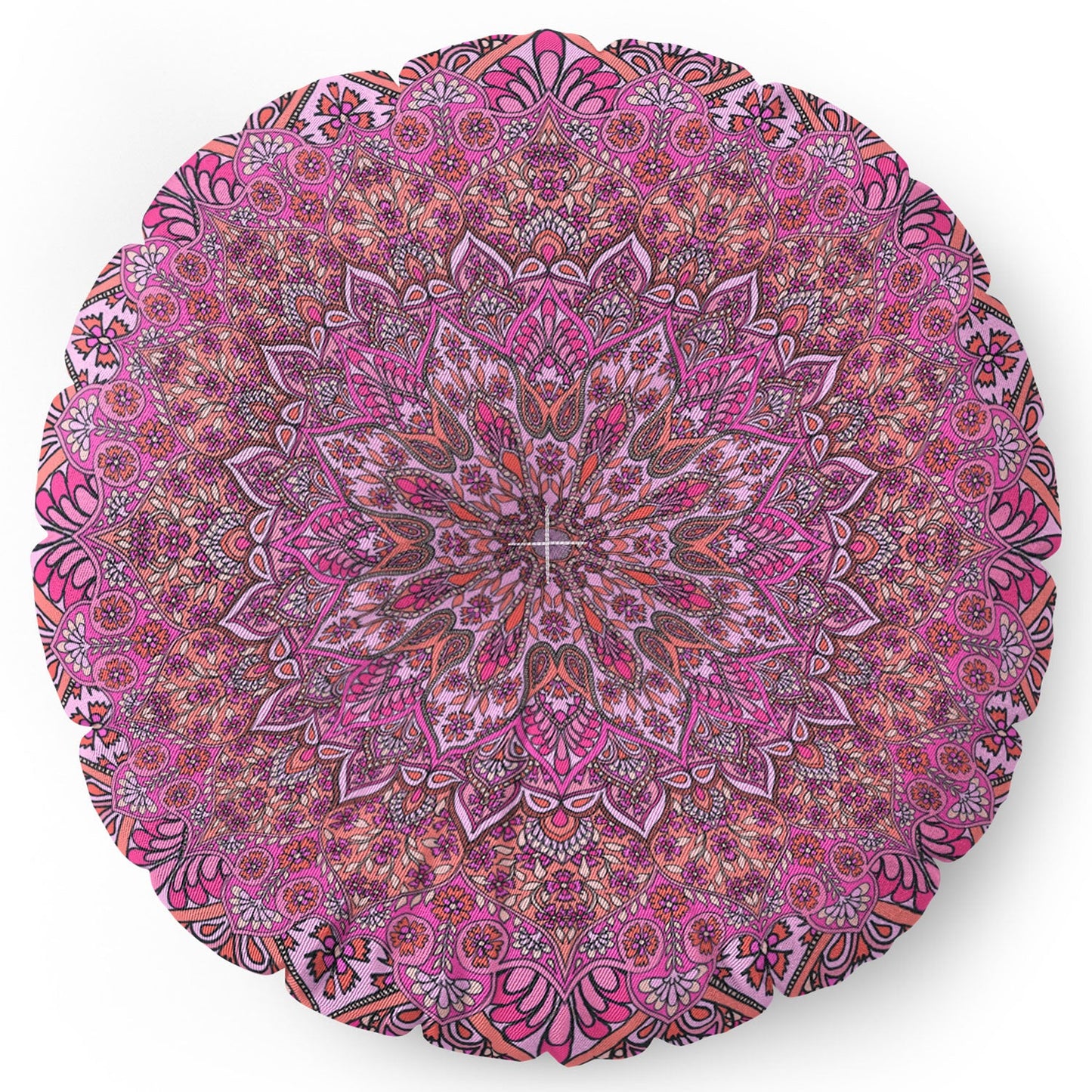 Aimee St Hill Farah Soft Blush Floor Pillow Round