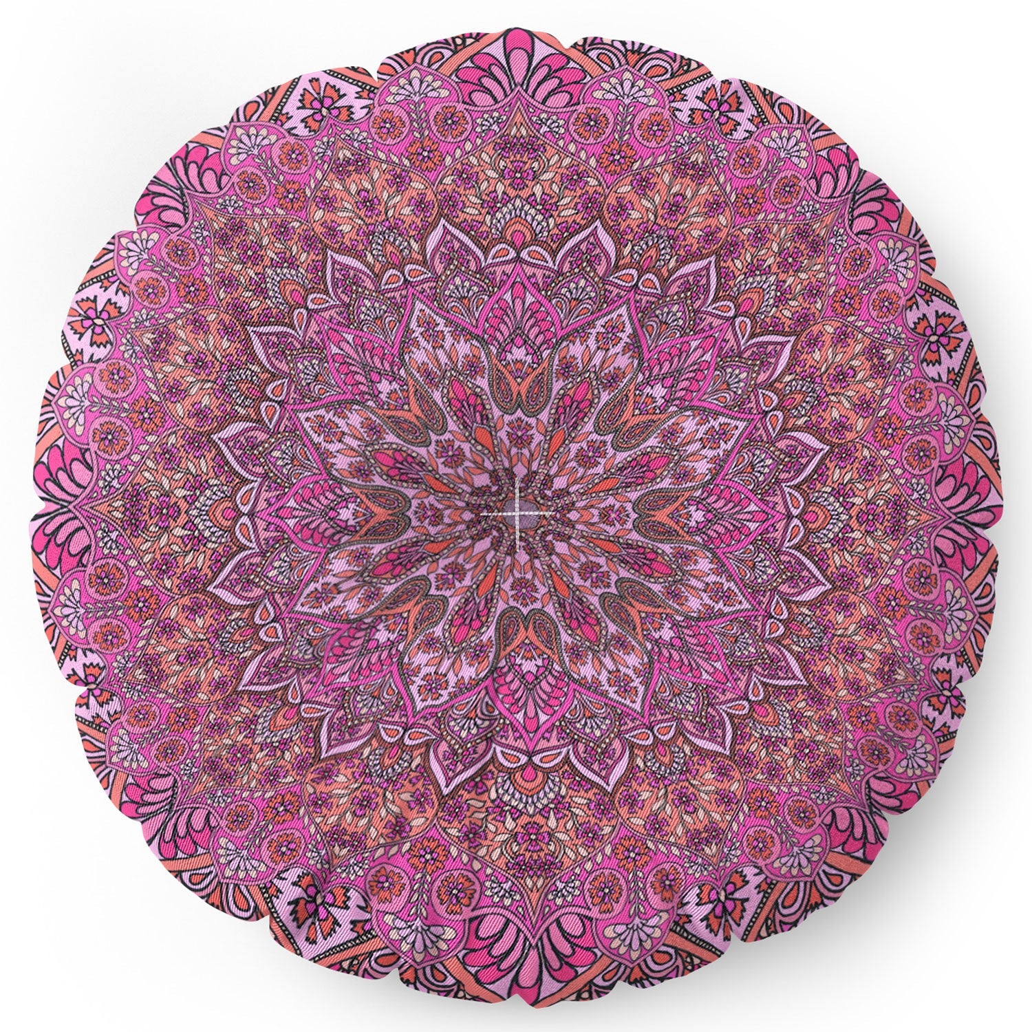 Aimee St Hill Farah Soft Blush Floor Pillow Round