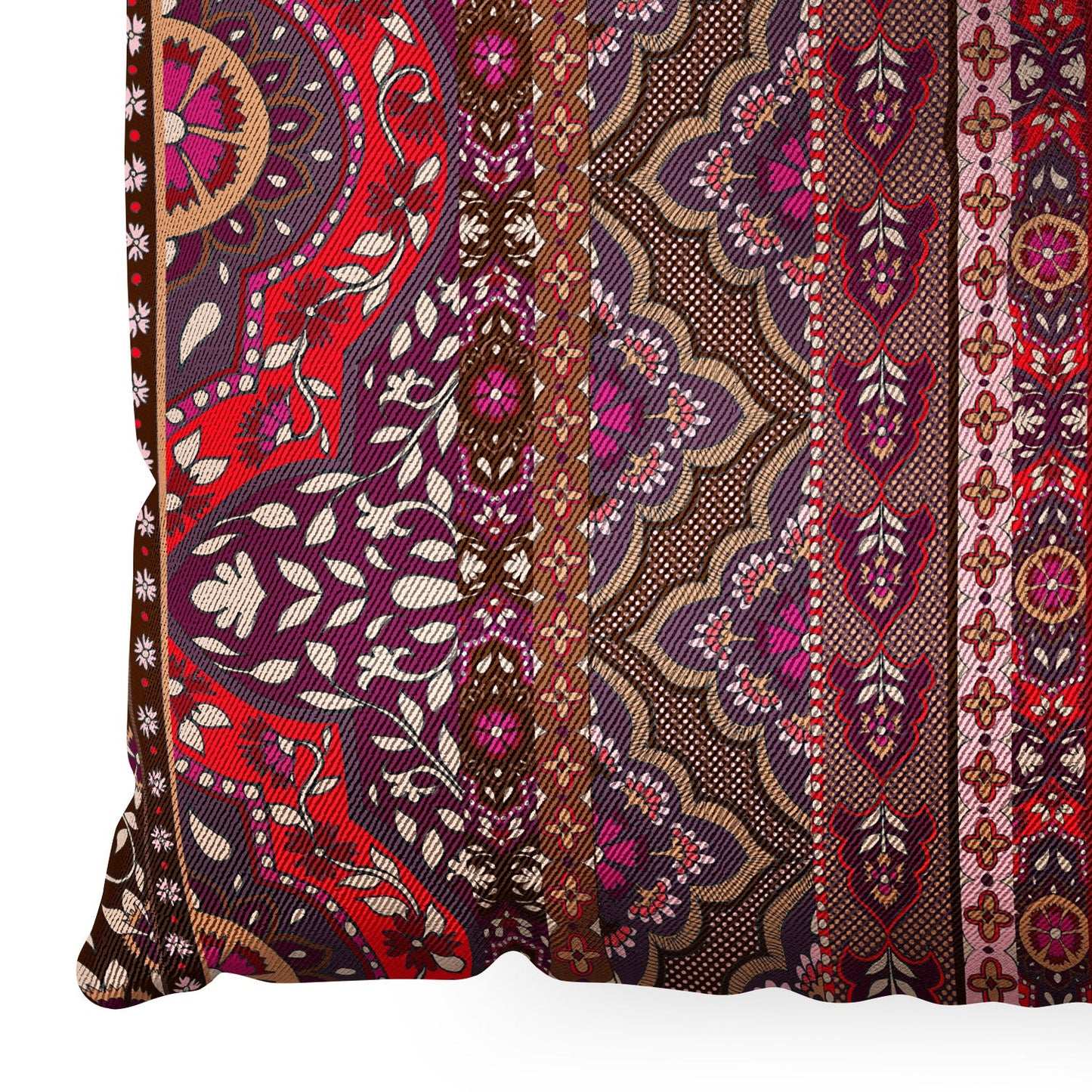 Aimee St Hill Farah Stripe Red Floor Pillow Square