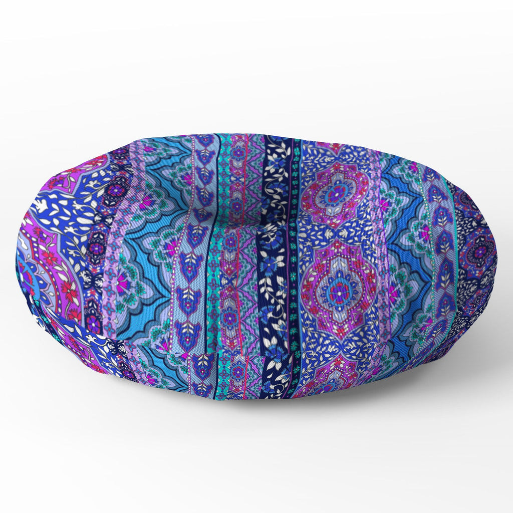 Aimee St Hill Farah Stripe Floor Pillow Round