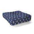 Aimee St Hill Leela Navy Floor Pillow Square