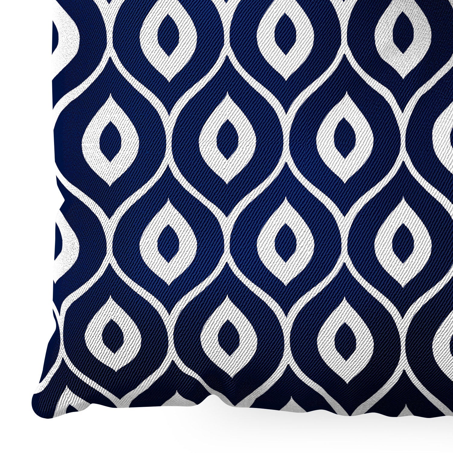 Aimee St Hill Leela Navy Floor Pillow Square