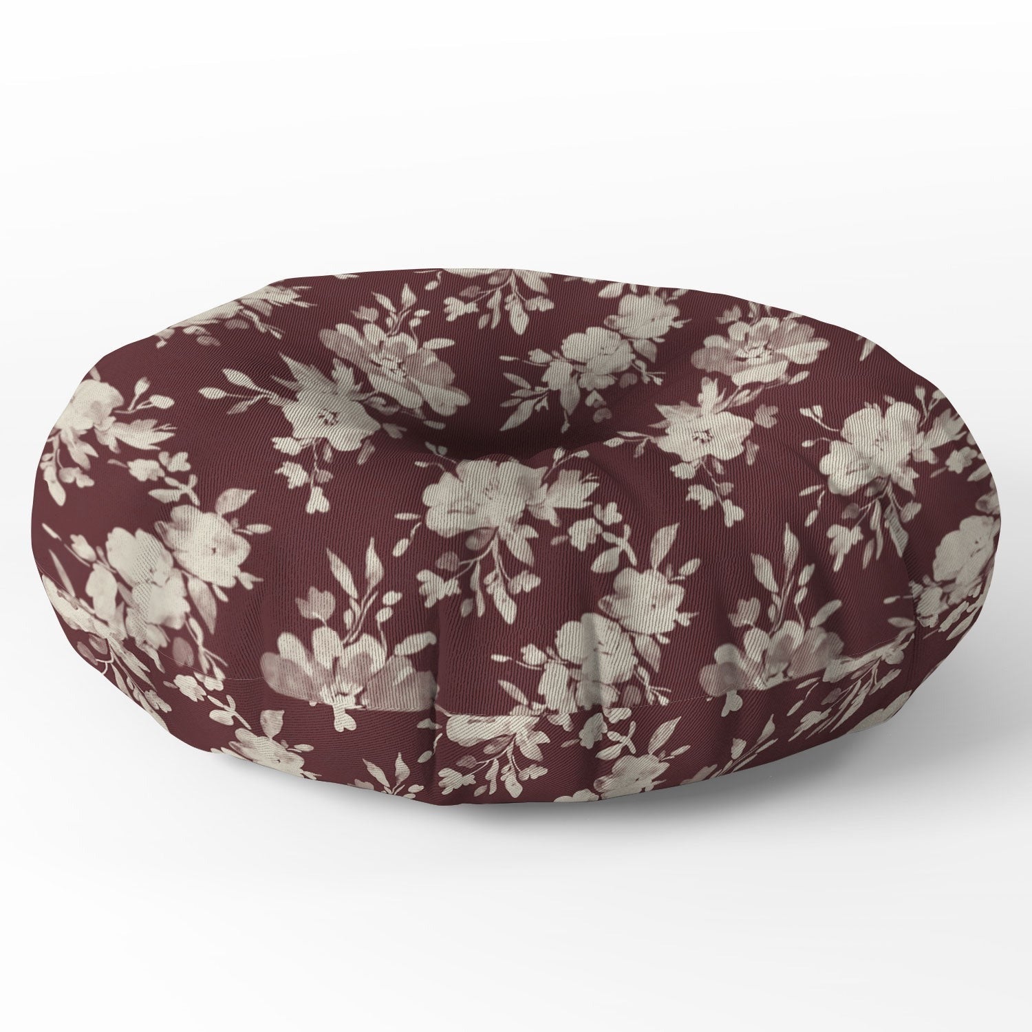 Marta Barragan Camarasa Antique Petal Romance Floor Pillow Round