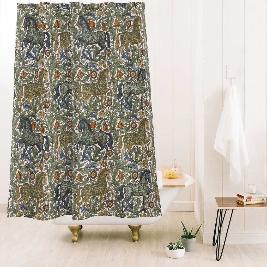 Marta Barragan Camarasa Renaissance Horse Garden Shower Curtain