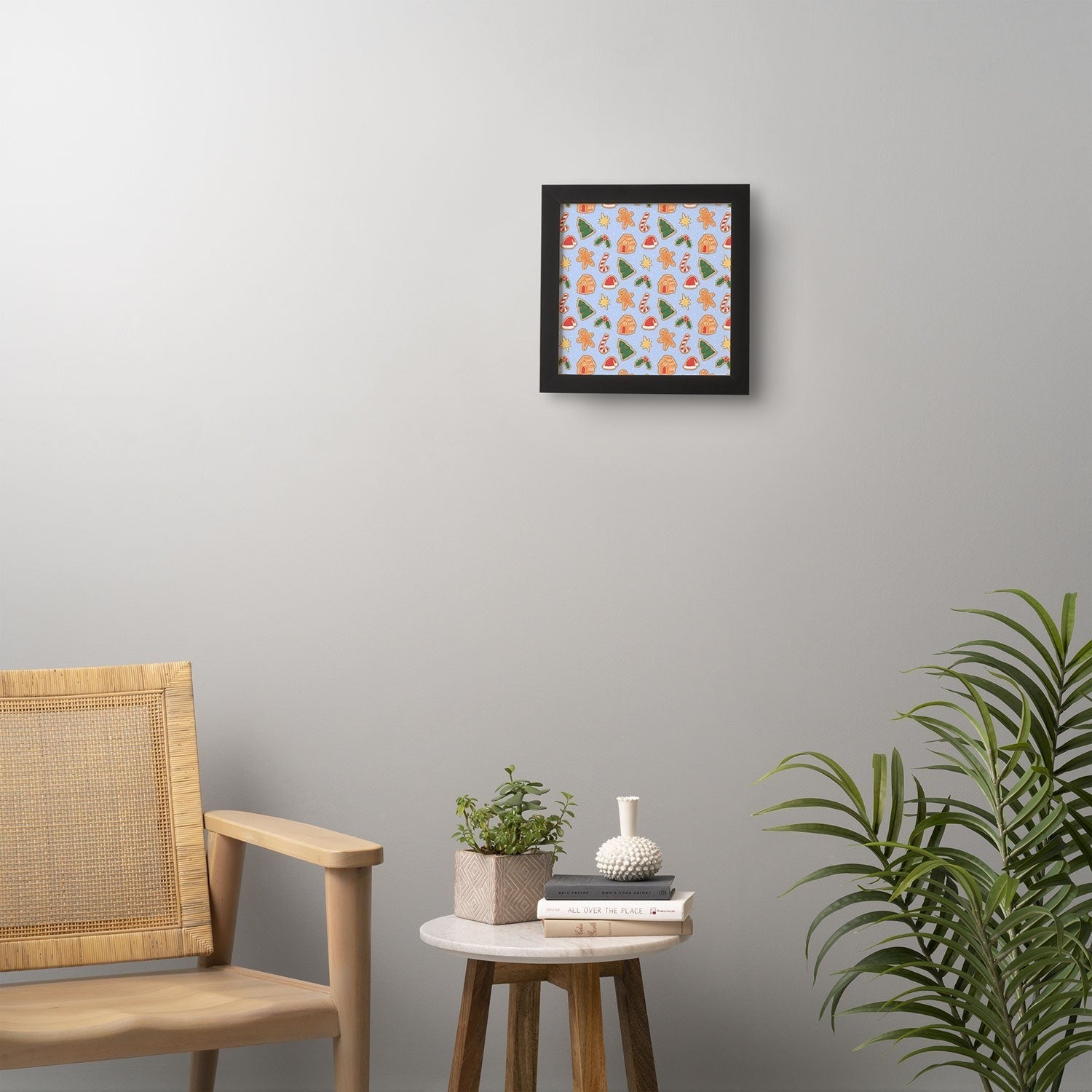 Love_Ryming Christmas Cookies Framed Wall Art